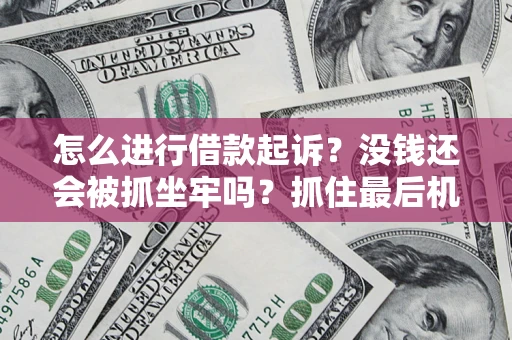 北京怎么进行借款起诉？没钱还会被抓坐牢吗？抓住最后机会！