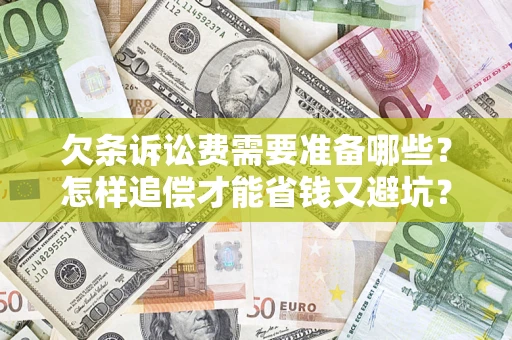 北京欠条诉讼费需要准备哪些？怎样追偿才能省钱又避坑？