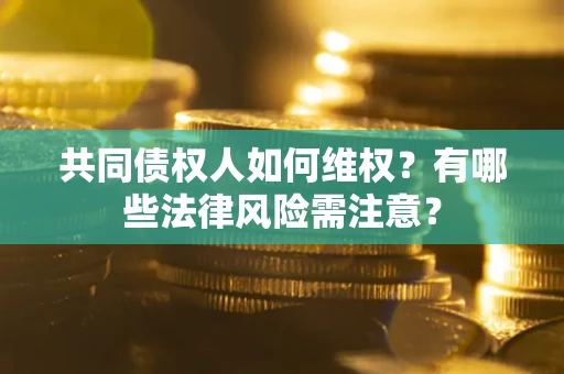 北京共同债权人如何维权？有哪些法律风险需注意？