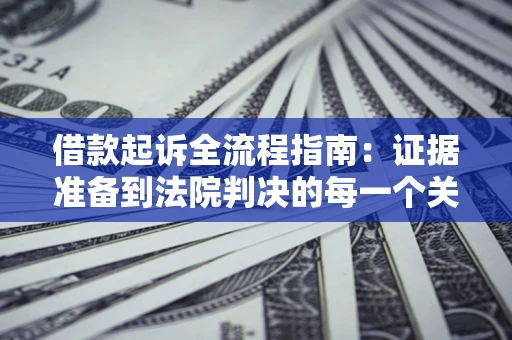 北京借款起诉全流程指南：证据准备到法院判决的每一个关键步骤