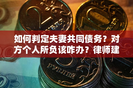 北京如何判定夫妻共同债务？对方个人所负该咋办？律师建议